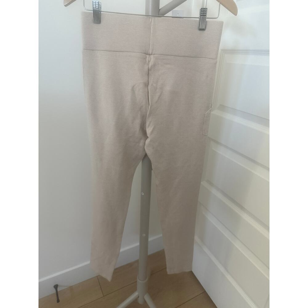 Lou & Grey Houndstooth Ponte Leggings Beige Print‎ Size Medium